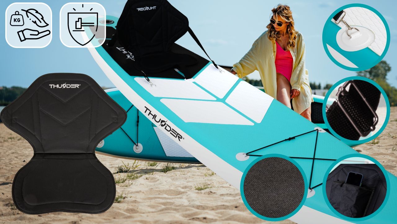 THUNDER OUTDOOR - AQUA 2.0 SUP BOARD - SUP DESZKA KIEGÉSZÍTŐKKEL - 320 X 76 X 15 CM THUNDER OUTDOOR - AQUA 2.0 SUP BOARD - SUP DESZKA KIEGÉSZÍTŐKKEL - 320 X 76 X 15 CM