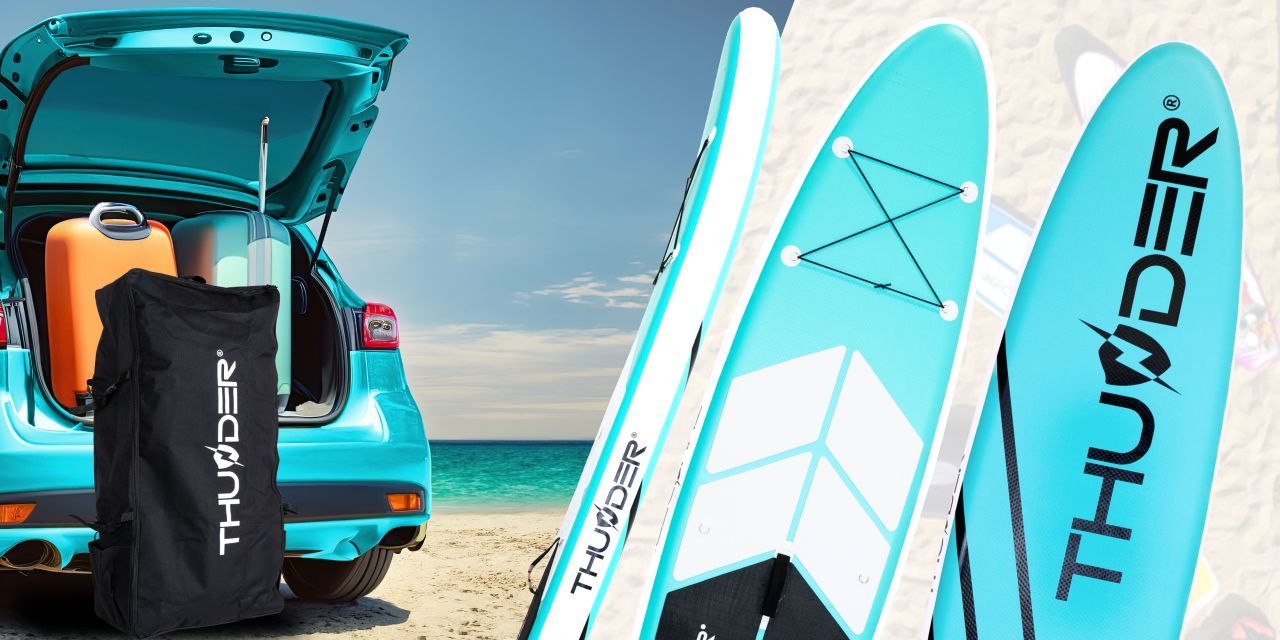 THUNDER OUTDOOR - AQUA 2.0 SUP BOARD - SUP DESZKA KIEGÉSZÍTŐKKEL - 320 X 76 X 15 CM THUNDER OUTDOOR - AQUA 2.0 SUP BOARD - SUP DESZKA KIEGÉSZÍTŐKKEL - 320 X 76 X 15 CM