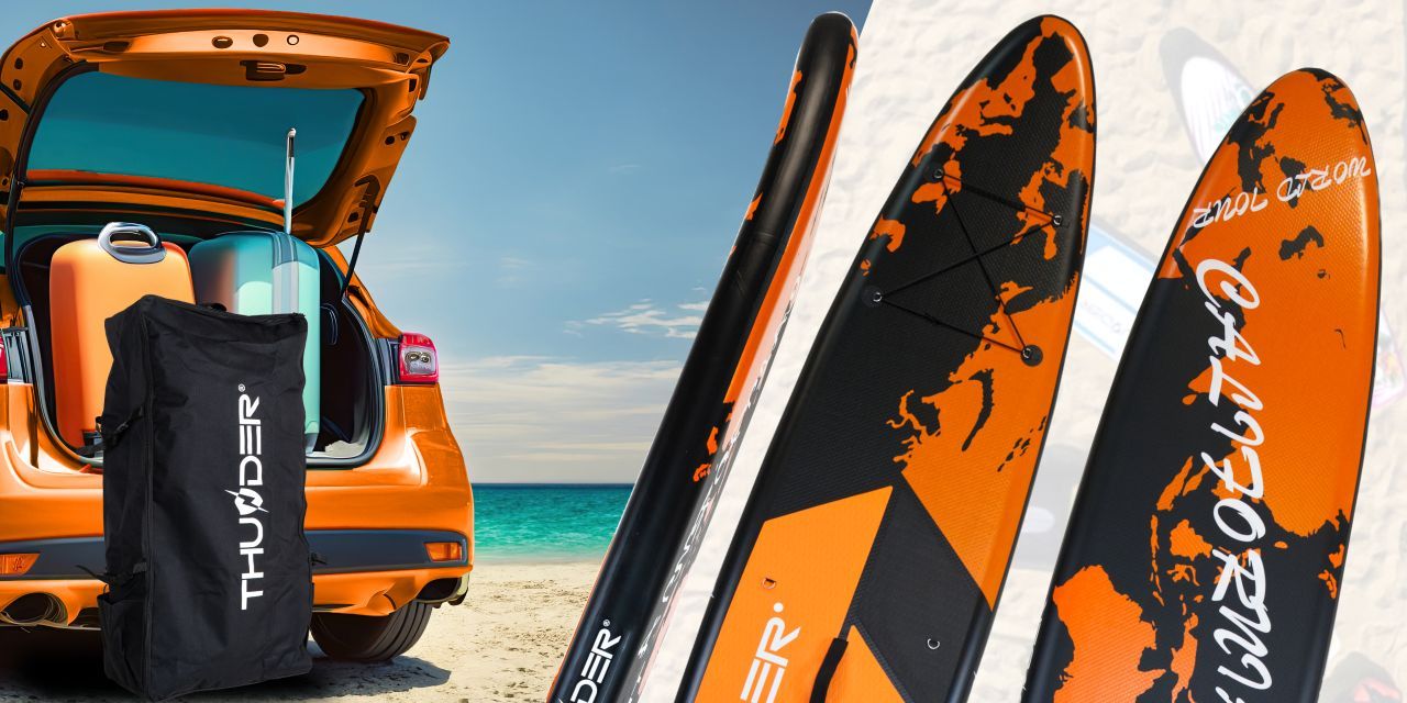 THUNDER OUTDOOR - CALIFORNIA XXL SUP BOARD - SUP DESZKA KIEGÉSZÍTŐKKEL - 365 X 75 X 15 CM
