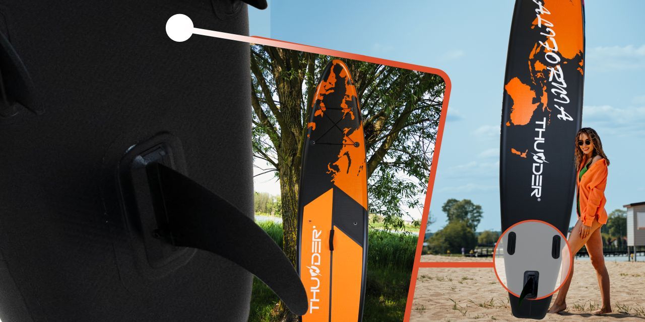 THUNDER OUTDOOR - CALIFORNIA XXL SUP BOARD - SUP DESZKA KIEGÉSZÍTŐKKEL - 365 X 75 X 15 CM