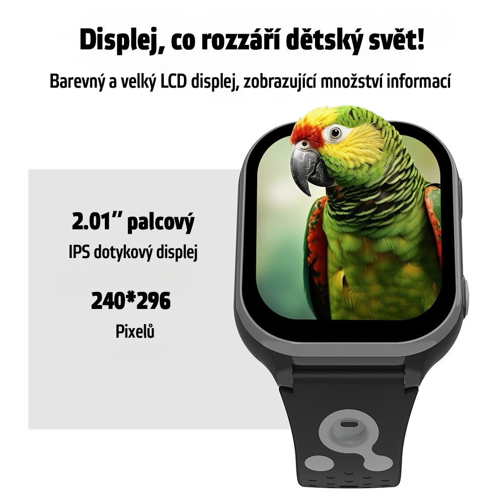 Gyerek okosóra inSPORTline Odino, GPS, SOS gomb, érintőképernyős vezérlés, Wi-Fi helymeghatározás