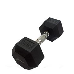 S-SPORT - HATSZÖGLETŰ GUMIS KÉZISÚLYZÓ - 10 KG 