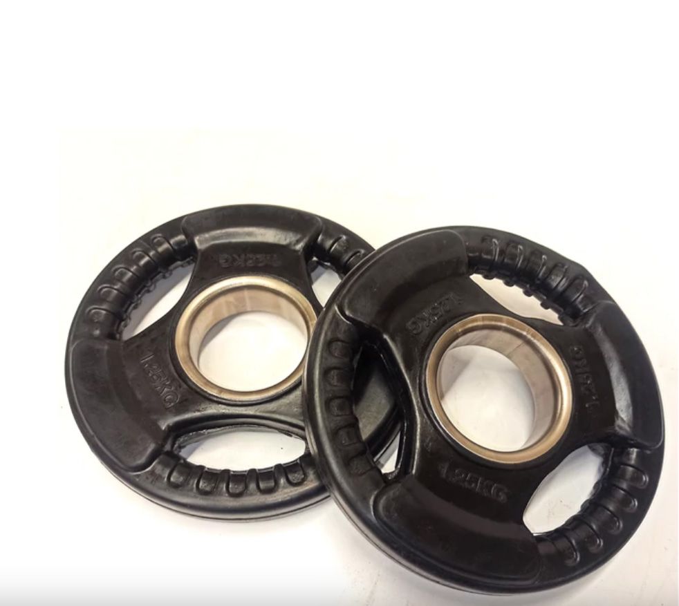 GUMÍROZOTT SÚLYTÁRCSA - 51 MM - 2 X 1,25 KG