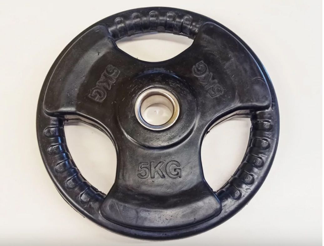 S-SPORT - GUMÍROZOTT SÚLYTÁRCSA - 31 MM - 5 KG S-SPORT - GUMÍROZOTT SÚLYTÁRCSA - 31 MM - 5 KG