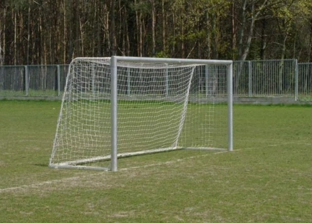 ALUMÍNIUM  OVÁL PROFIL HÜVELYES- LABDARUGÓ KAPU - 5 X 2 M