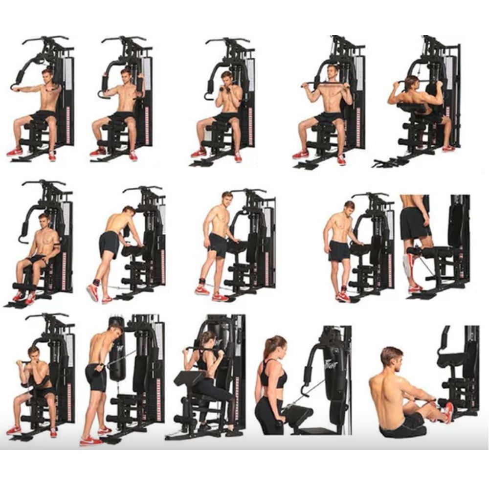 S-SPORT - MULTIFUNKCIÓS FITNESS GÉP - 66 KG LAPSÚLLYAL S-SPORT - MULTIFUNKCIÓS FITNESS GÉP - 66 KG LAPSÚLLYAL