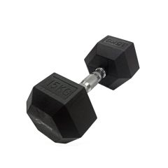 S-SPORT - HATSZÖGLETŰ GUMIS KÉZISÚLYZÓ - 15 KG 