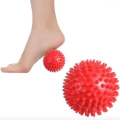 S-SPORT - MASSZÍROZÓ LABDA - PIROS - 7 CM 