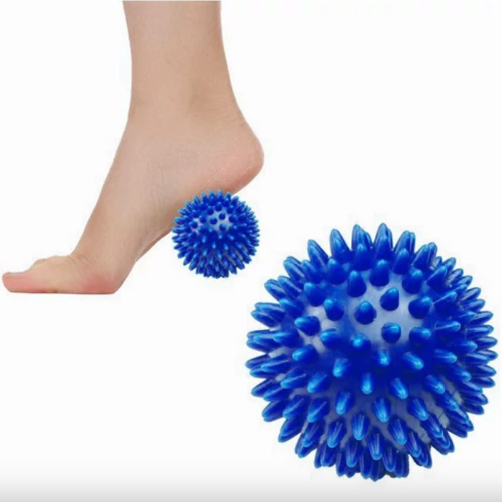 S-SPORT - MASSZÍROZÓ LABDA - KÉK - 7 CM