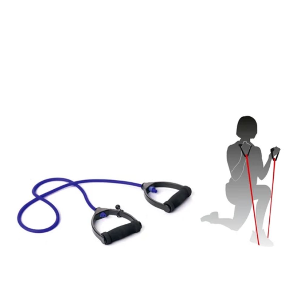 TREMBLAY - ERŐSÍTŐ GUMIKÖTÉL - SZIVACSOS FOGANTYÚVAL - KÉK 