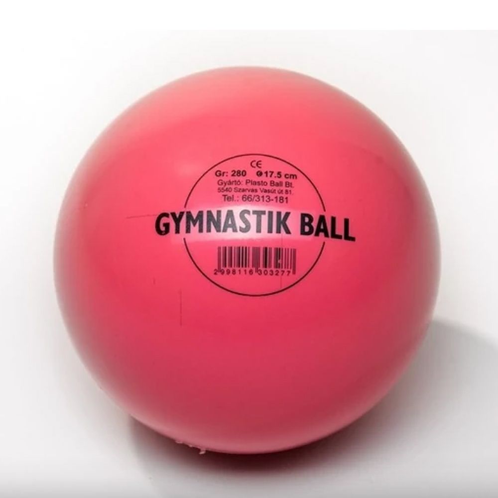 PLASTO - GIMNASZTIKAI LABDA - PINK - 17,5 CM  PLASTO - GIMNASZTIKAI LABDA - PINK - 17,5 CM