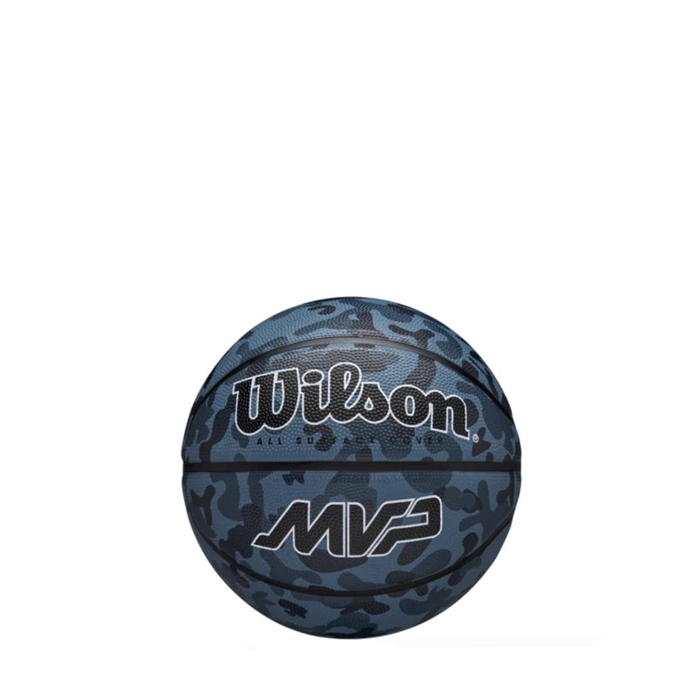 WILSON -  MVP CAMO BLUE - GUMI KOSÁRLABDA - 5-ÖS MÉRET - KÜLTÉRI/BELTÉRI