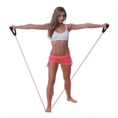 DITTMANN - FIT TUBE - GUMIKÖTÉL SZIVACSOS FOGANTYÚVAL - ERŐS - PIROS