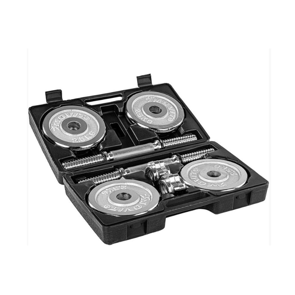 MOVIT - KRÓM KÉZISÚLYZÓ SZETT - 2 X 10 KG 