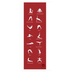 TRENDY HOME - JÓGASZŐNYEG - PIROS - 180 X 60 X 0,5 CM 