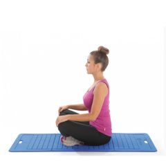 SVELTUS - FITNESZ SZŐNYEG ÖSSZEHAJTHATÓ - KÉK - 140 X 60 X 0,7 CM 