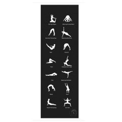 TRENDY HOME - JÓGASZŐNYEG - FEKETE - 180 X 60 X 0,5 CM 