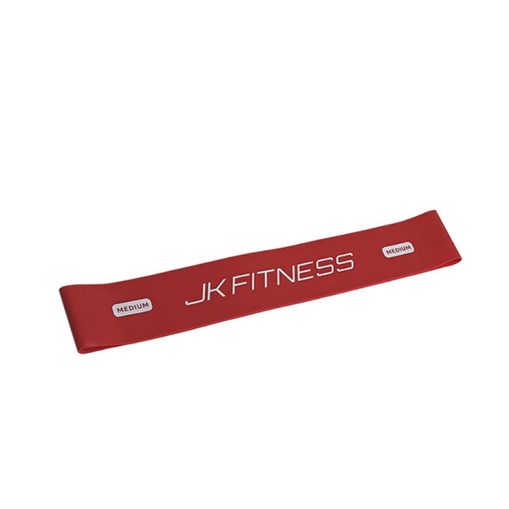 JK FITNESS - MINI BAND - ERŐSÍTŐ SZALAG - PIROS - KÖZEPES 