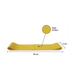 TRENDY MEDICAL - LÁBERŐSÍTŐ GUMIHUROK LATEX MENTES - SÁRGA 