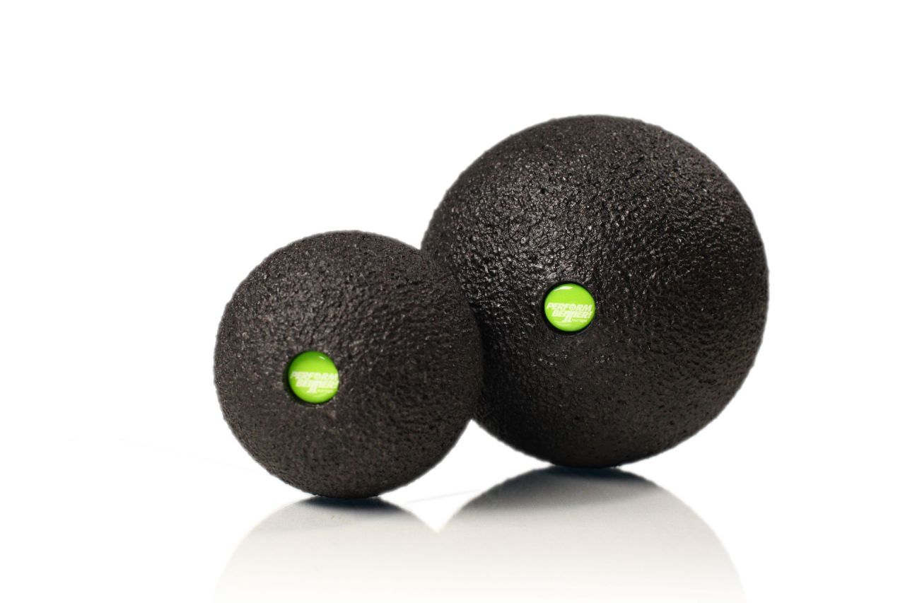 PERFORM BETTER - PB BLACKROLL BALL SET - SMR MASSZÁZSLABDA SZETT - 8 ÉS 12 CM