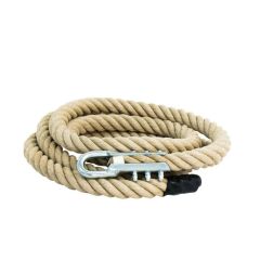 PERFORM BETTER - PB HEMP ROPE - KENDER MÁSZÓKÖTÉL - GYŰRŰS FŰZŐLYUKKAL 