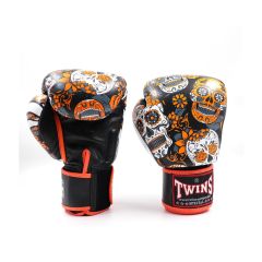 TWINS - BOXING GLOVES - FBGVL 3 SKULL ORANGE