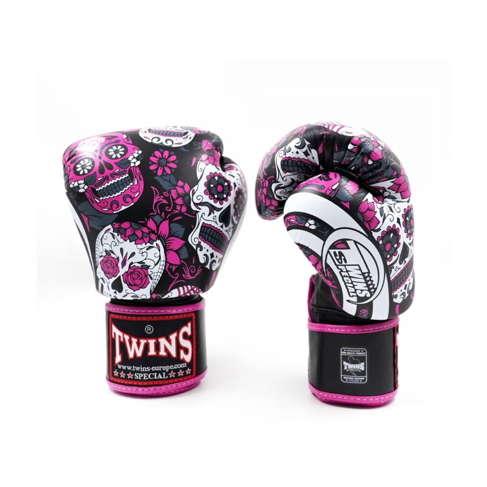 TWINS - BOXING GLOVES - FBGVL 3 SKULL PINK