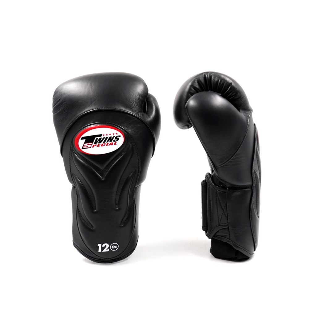 TWINS - BOXING GLOVES - BGVL 6 BLACK TWINS - BOXING GLOVES - BGVL 6 BLACK