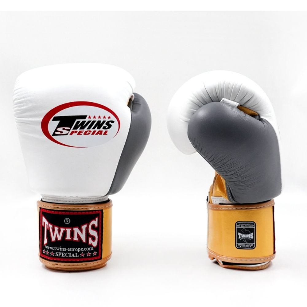 TWINS - BOXING GLOVES - BGVL 3-3T GOLD/WHITE/GREY