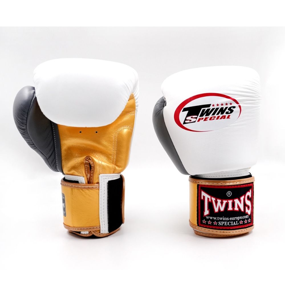 TWINS - BOXING GLOVES - BGVL 3-3T GOLD/WHITE/GREY