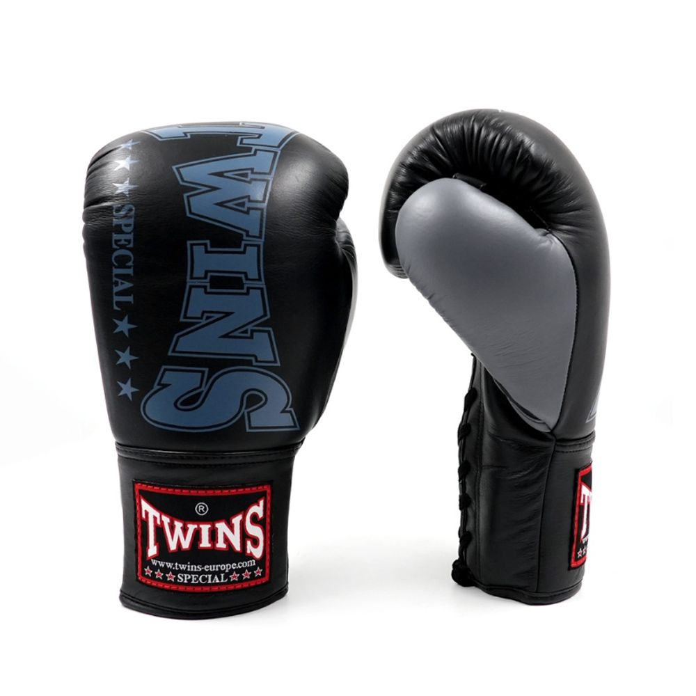 TWINS - BOXING GLOVES - BGLL 8 BLACK LACED