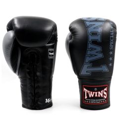 TWINS - BOXING GLOVES - BGLL 8 BLACK LACED
