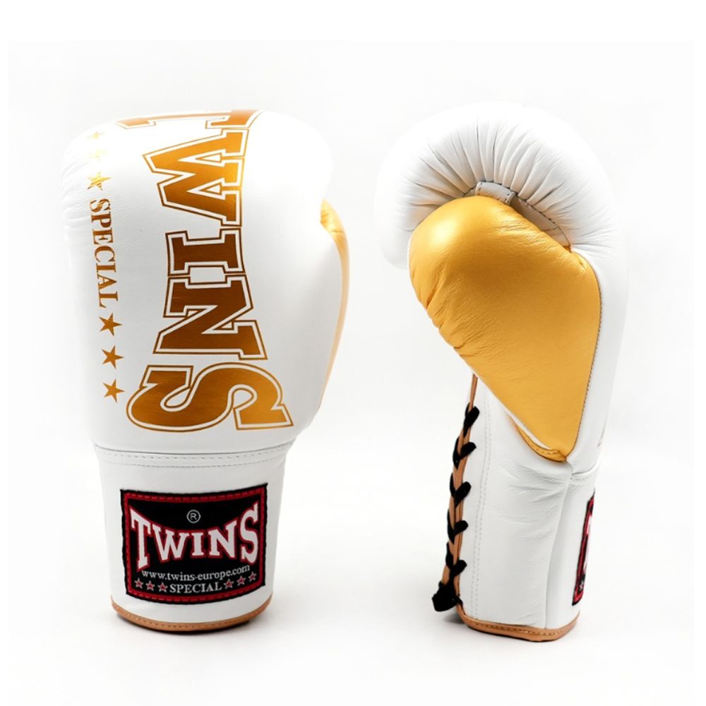 TWINS - BOXING GLOVES - BGLL 8 White LACED