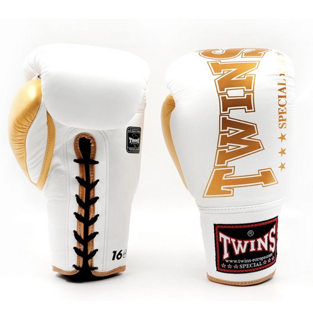 TWINS - BOXING GLOVES - BGLL 8 White LACED