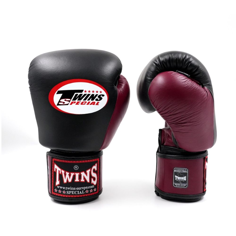 TWINS - BOXING GLOVES - BGVL 3-2T MAROON/BLACK TWINS - BOXING GLOVES - BGVL 3-2T MAROON/BLACK