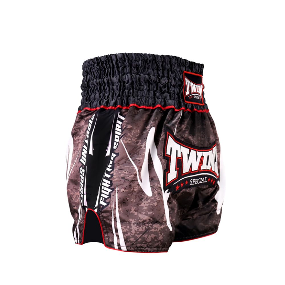 TWINS - THAI BOX SHORT - TTBL RUSTY BLACK