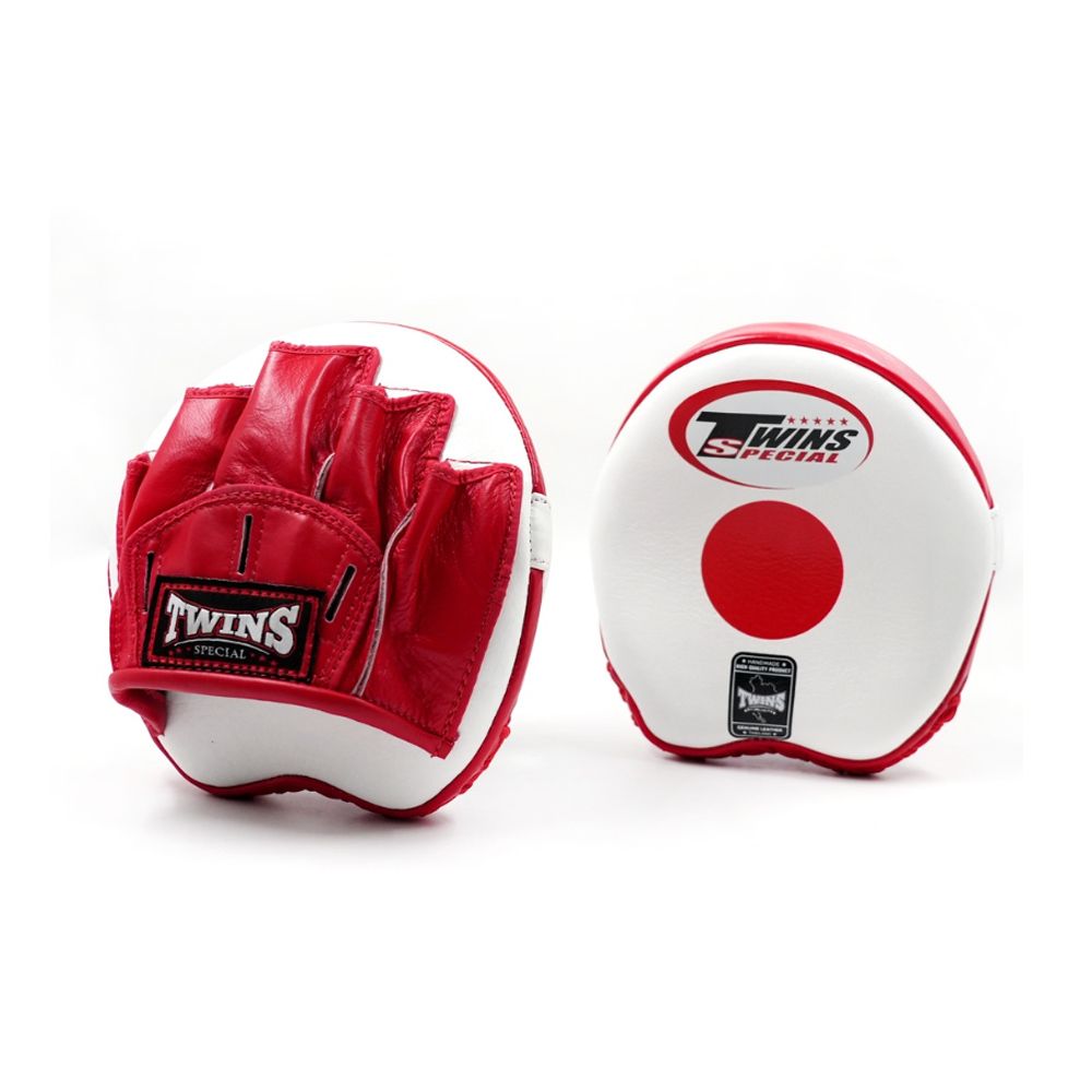 TWINS - FOCUS MITTS - PML 13 WHITE/RED