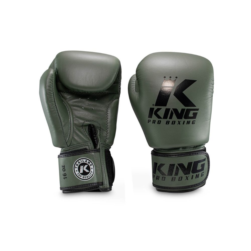 KING PRO BOXING - BOXING GLOVES - KPB/BGVL 3 MILITARY