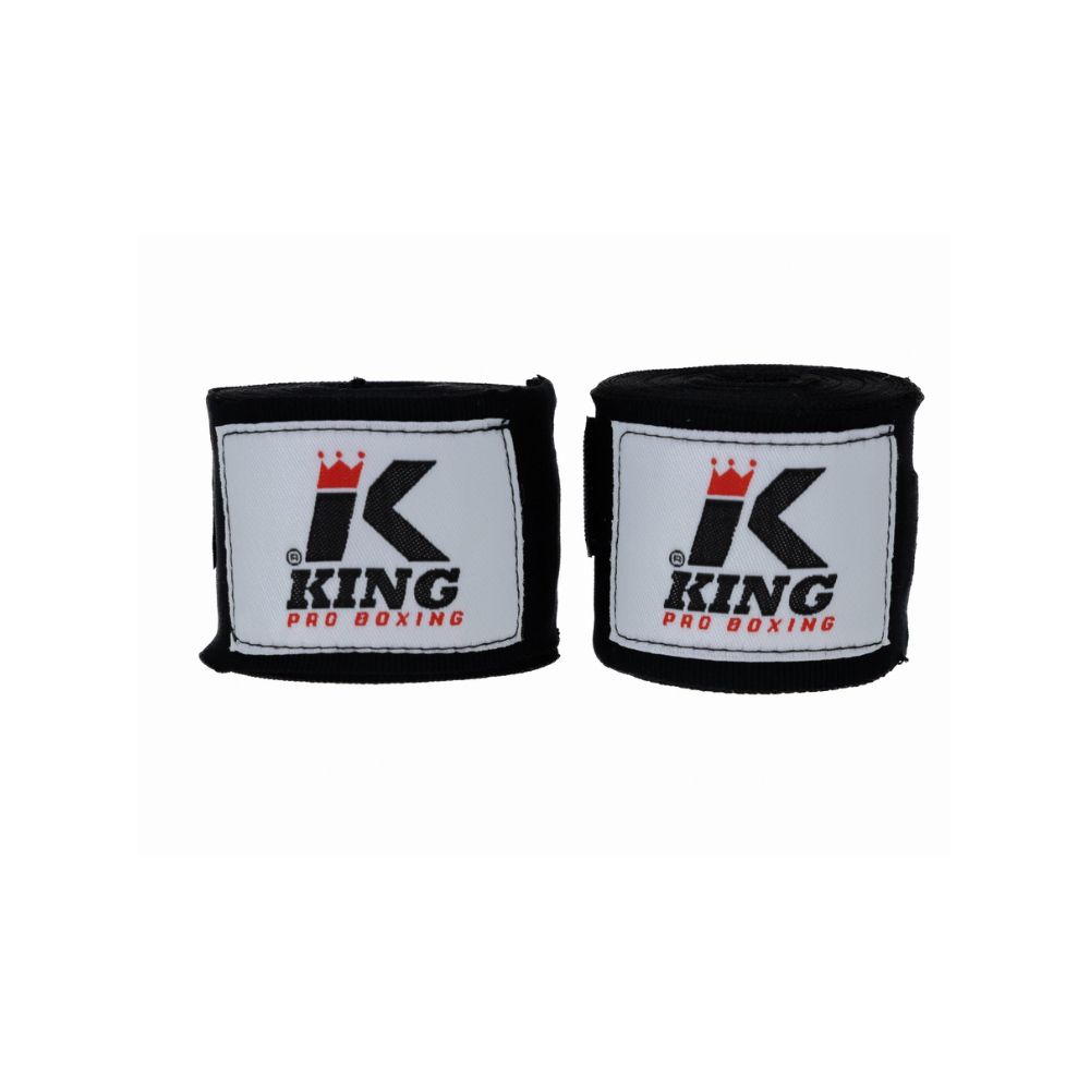 KING PRO BOXING - YOUTH HANDWRAPS - KPB/BPC BLACK YOUTH