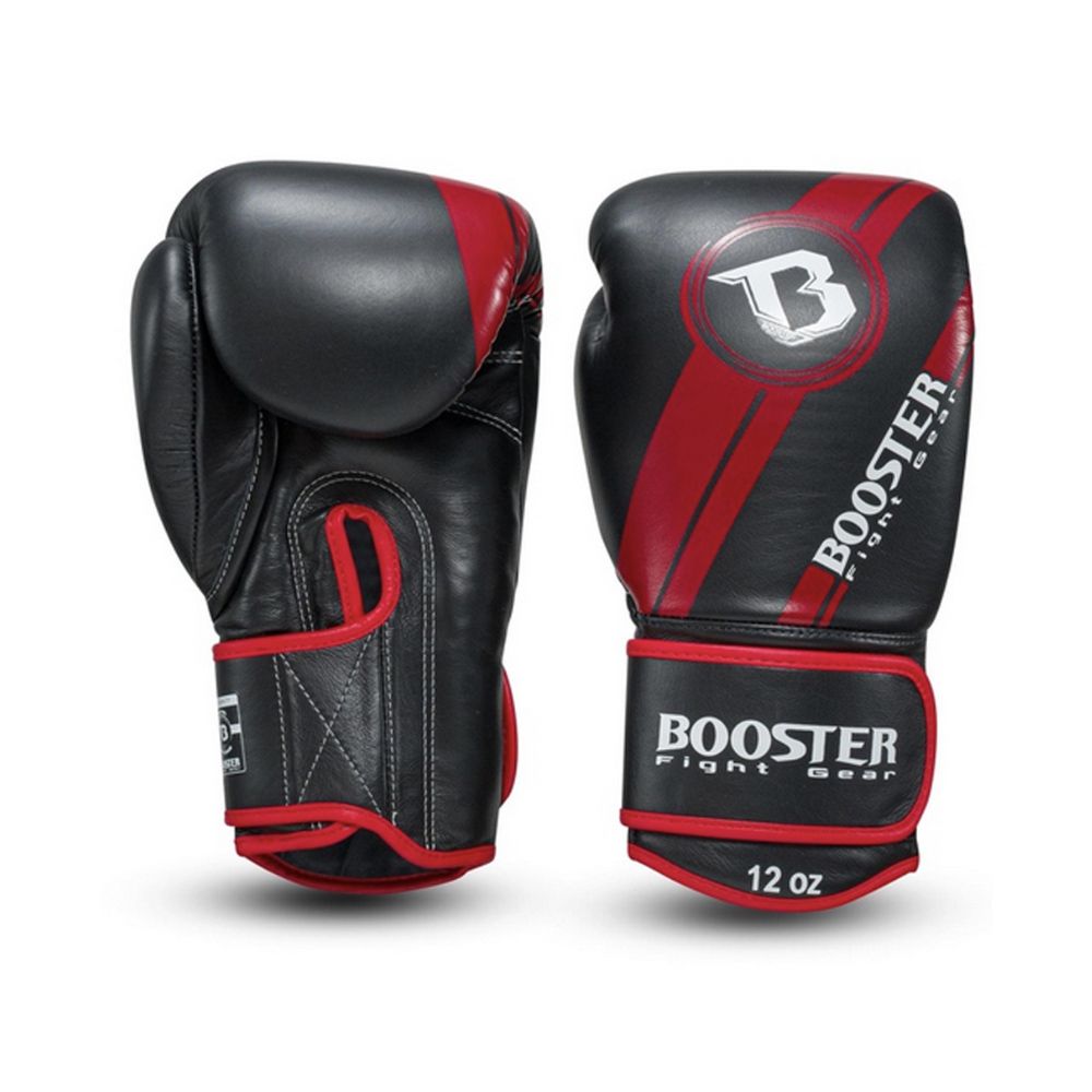 BOOSTER PRO RANGE -  BOXING GLOVES - BGL 1 V3 BLACK/RED FOIL