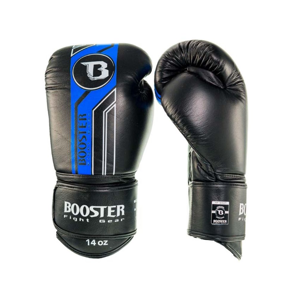 BOOSTER PRO RANGE -  BOXING GLOVES - BGL V9 BLACK/BLUE