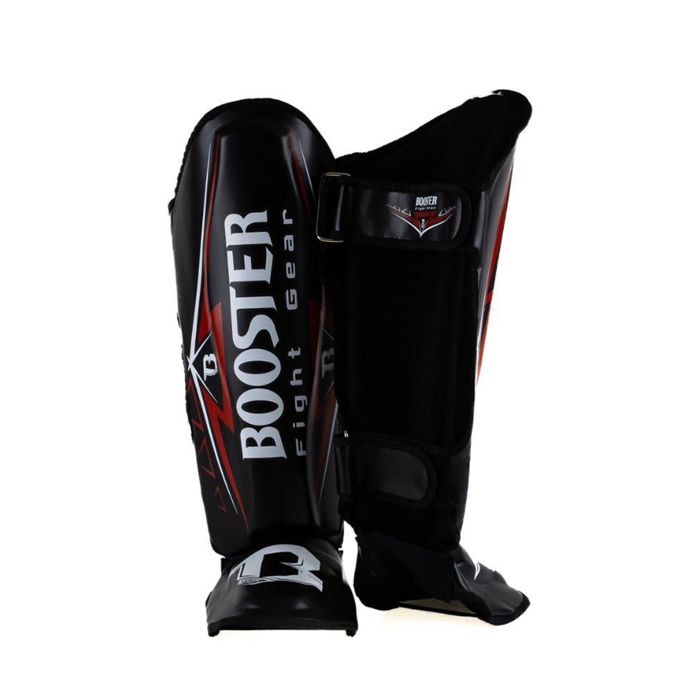BOOSTER PRO RANGE - SHINGUARDS -  SG WAR BK/RD 