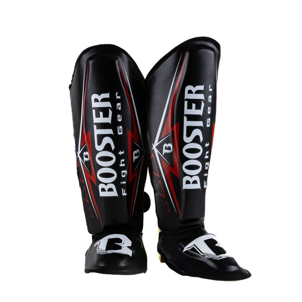 BOOSTER PRO RANGE - SHINGUARDS -  SG WAR BK/RD 