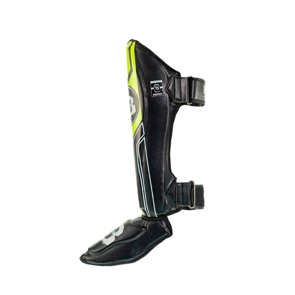 BOOSTER PRO RANGE - SHINGUARDS - BSG V9 BLACK/YELLOW