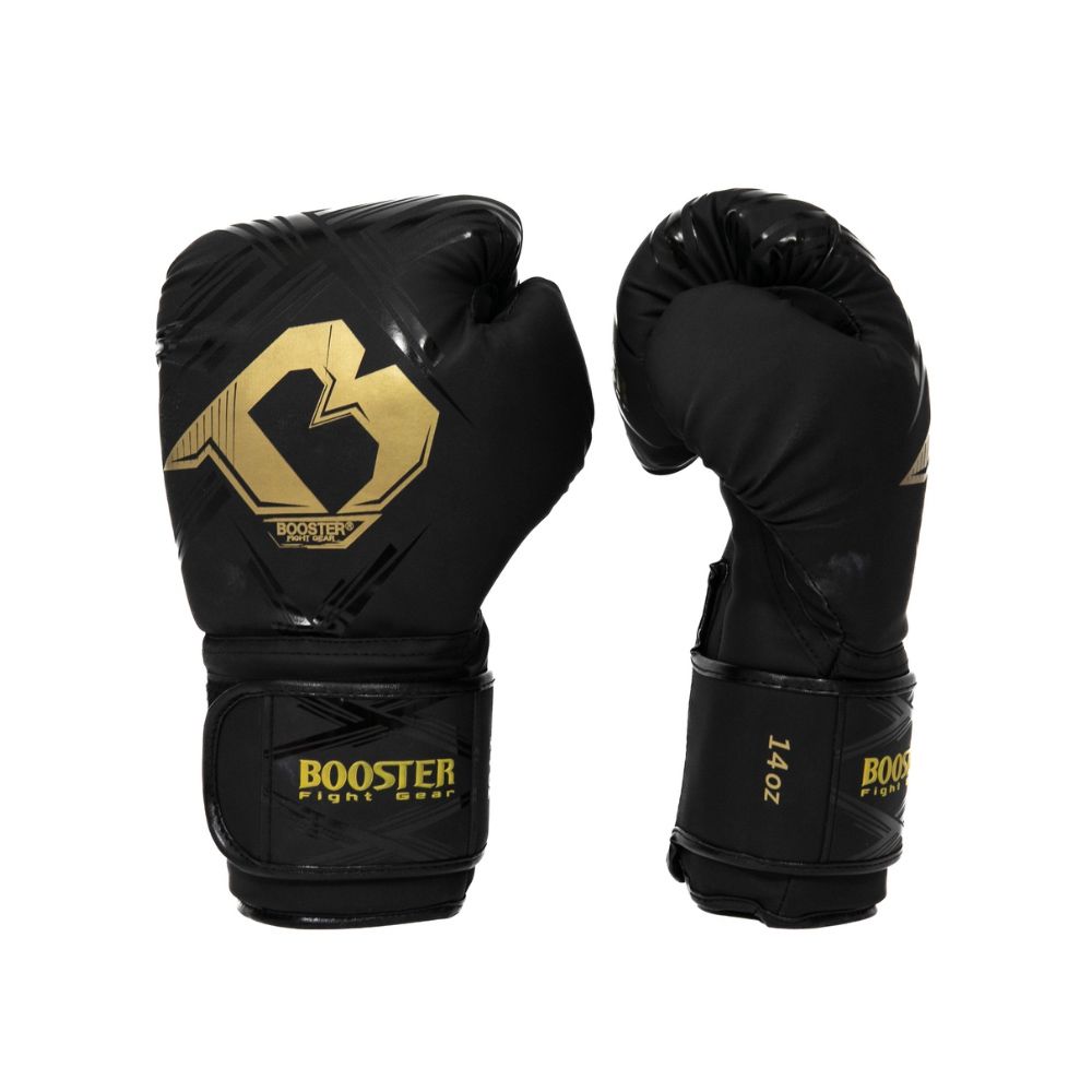 BOOSTER PRO RANGE - BOXING GLOVES - BFG ALPHA BLACK/GOLD