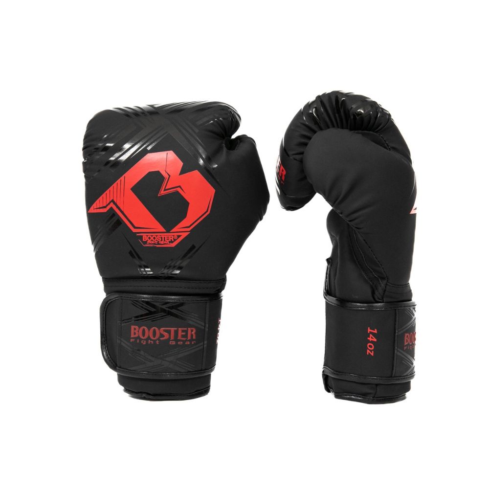 BOOSTER PRO RANGE - BOXING GLOVES - BFG ALPHA BLACK/RED