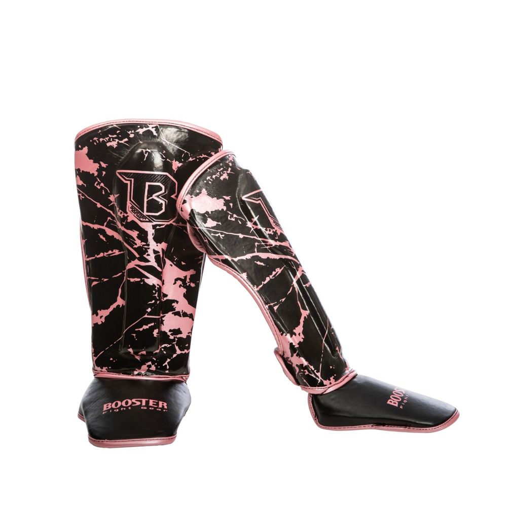 BOOSTER PRO RANGE - YOUTH SHINGUARDS - SG YOUTH PINK MARBLE