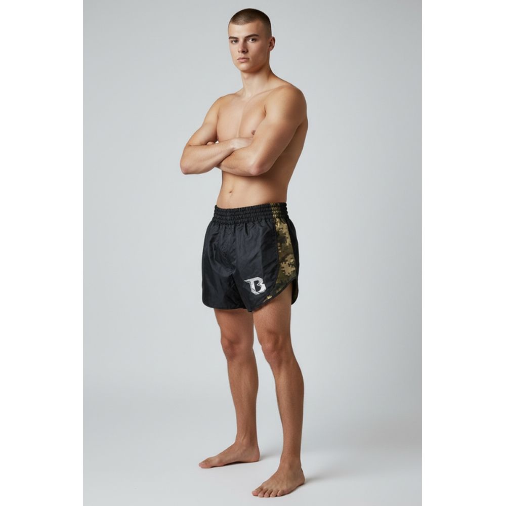 BOOSTER PRO RANGE - SHORTS - Retro Hybrid BL/Camo Green BOOSTER PRO RANGE - SHORTS - Retro Hybrid BL/Camo Green