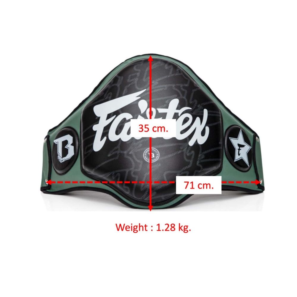 FAIRTEX - BELLY PAD - FXB BP BLACK